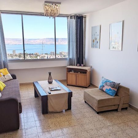 1Bdrm Apt With Panoramic View Of Sea And Mountains ティベリア エクステリア 写真
