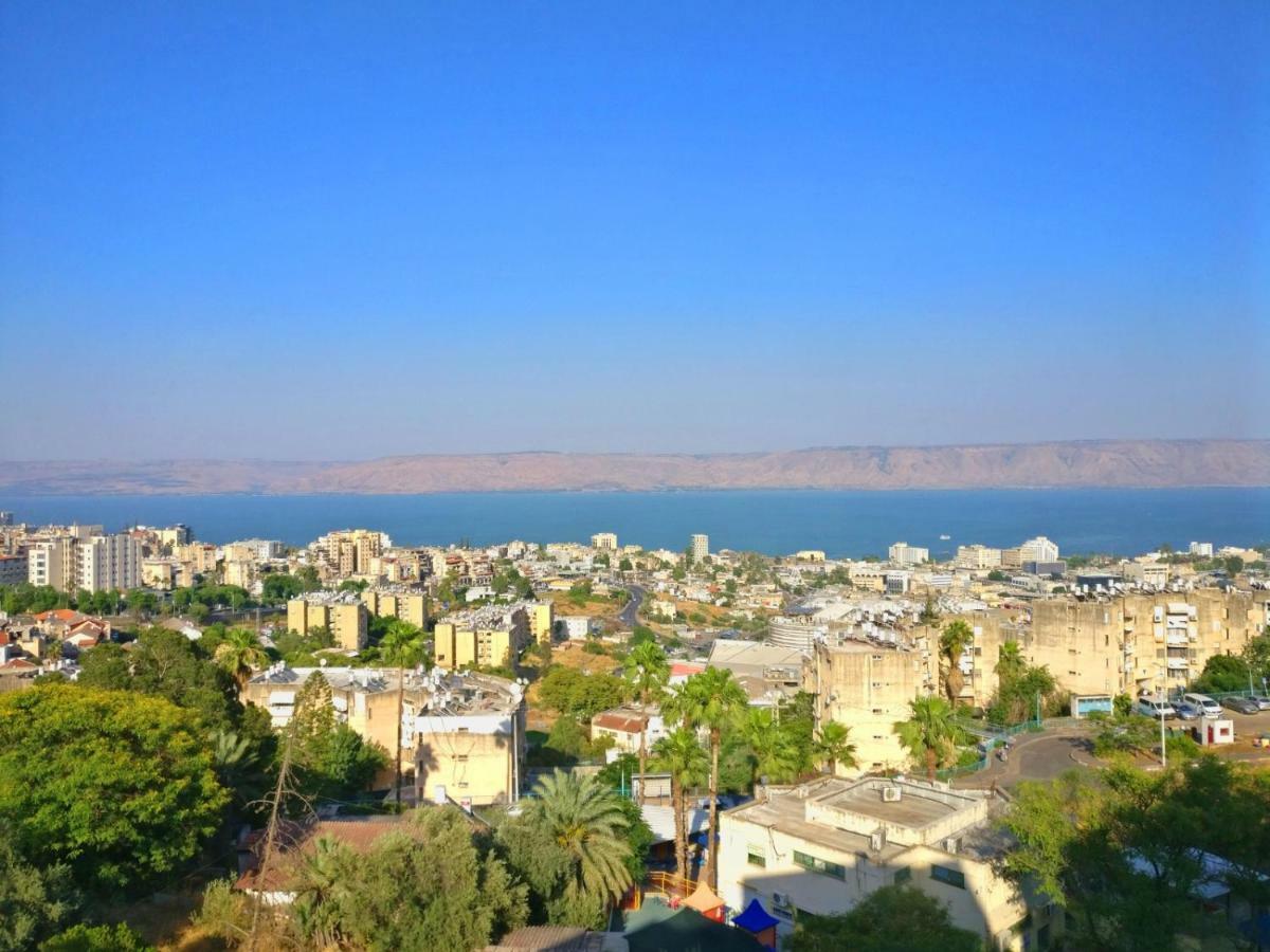 1Bdrm Apt With Panoramic View Of Sea And Mountains ティベリア エクステリア 写真